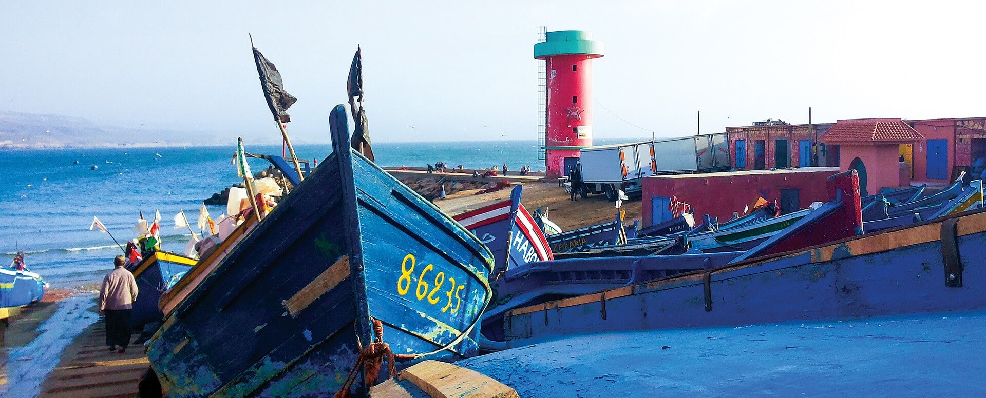 A boat tour - Essaouira